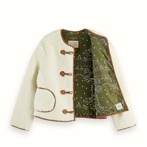 Scotch & Sode Short Teddy Jacket NWT XL